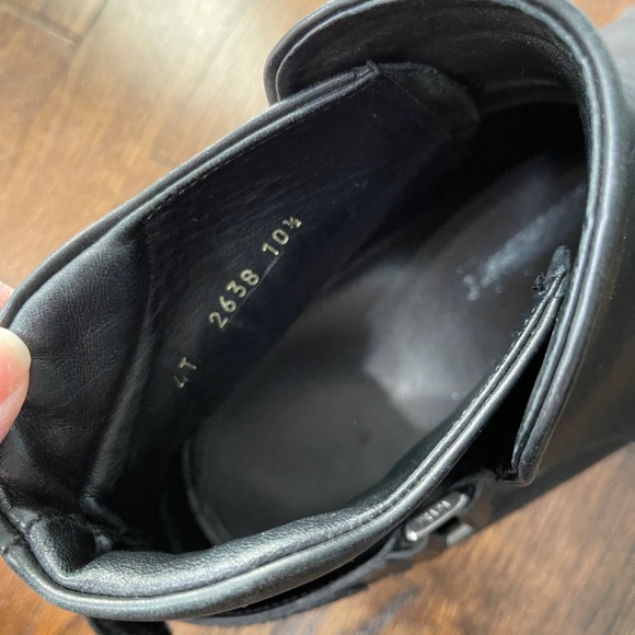 Prada Velcro ankle buckle Modern Boots, black. size 10.5 main image 7
